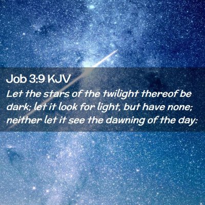 Job 3:9 KJV Free Bible Images