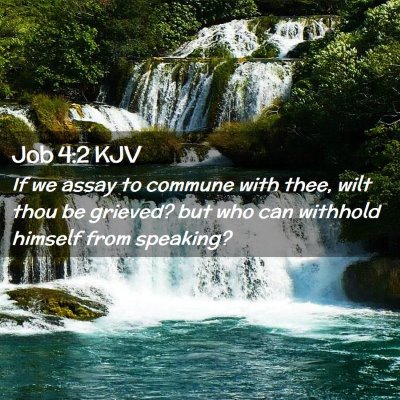 Job 4:2 KJV Free Bible Images