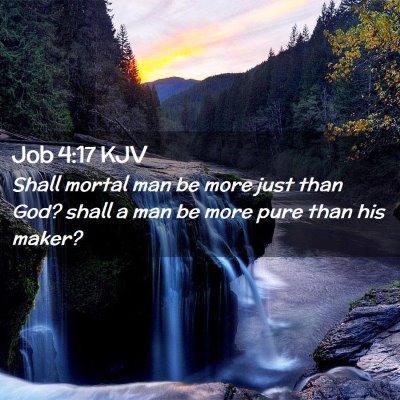 Job 4:17 KJV Free Bible Images