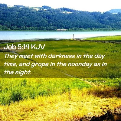 Job 5:14 KJV Free Bible Images