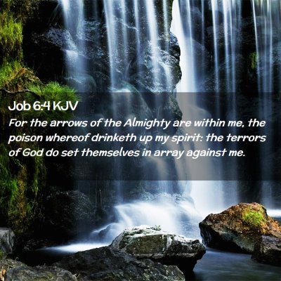 Job 6:4 KJV Free Bible Images