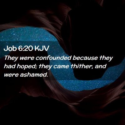 Job 6:20 KJV Free Bible Images