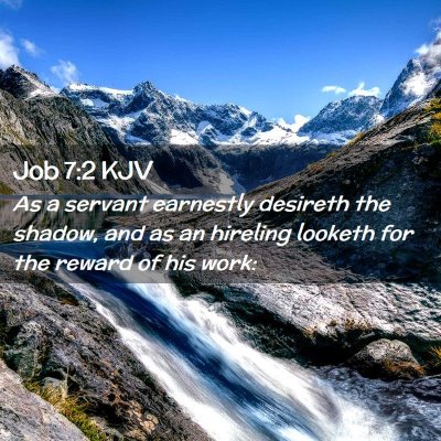 Job 7:2 KJV Free Bible Images