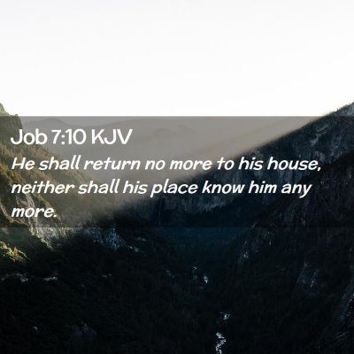 Job 7:10 KJV Free Bible Images