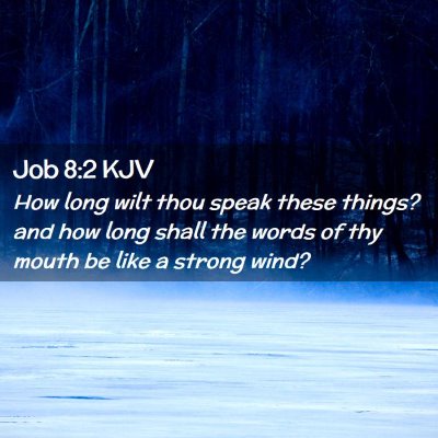 Job 8:2 KJV Free Bible Images