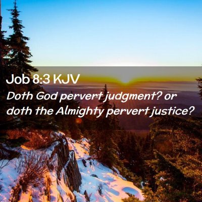 Job 8:3 KJV Free Bible Images