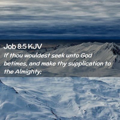 Job 8:5 KJV Free Bible Images