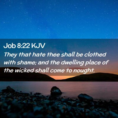 Job 8:22 KJV Free Bible Images