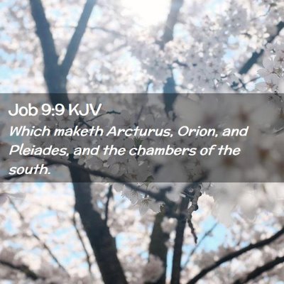 Job 9:9 KJV Free Bible Images