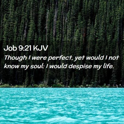 Job 9:21 KJV Free Bible Images