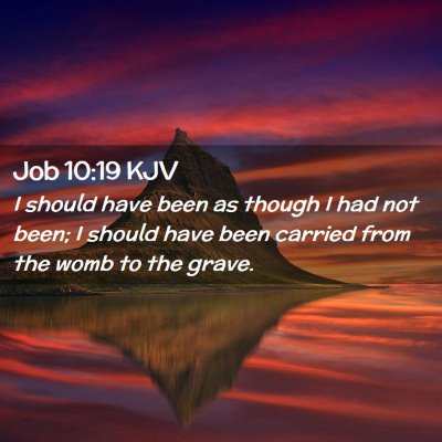 Job 10:19 KJV Free Bible Images