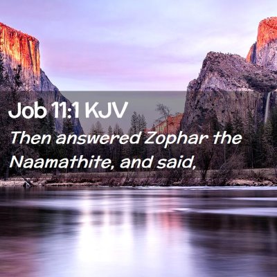 Job 11:1 KJV Free Bible Images