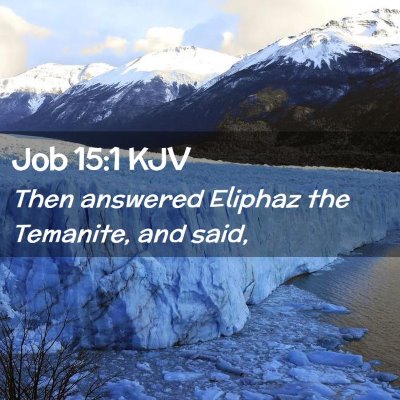 Job 15:1 KJV Free Bible Images