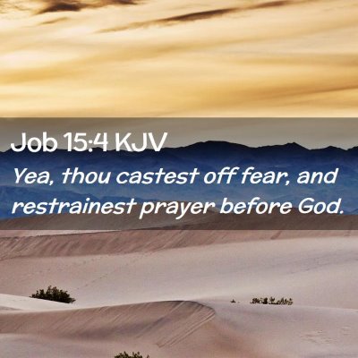 Job 15:4 KJV Free Bible Images