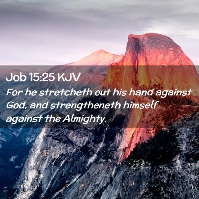 Job 15:25 KJV Free Bible Images