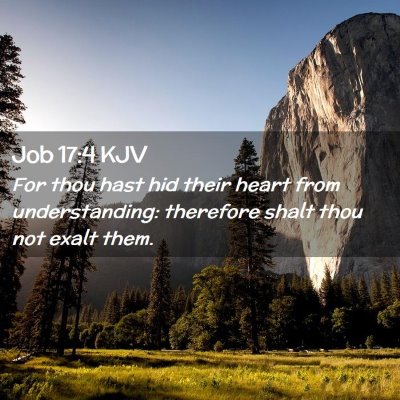 Job 17:4 KJV Free Bible Images