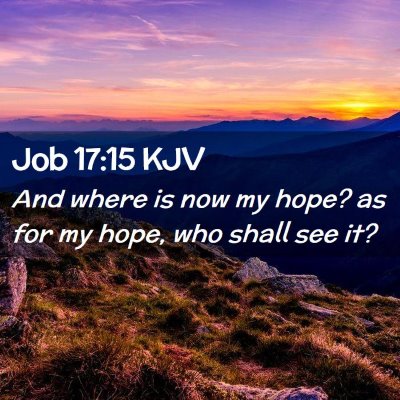 Job 17:15 KJV Free Bible Images