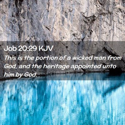 Job 20:29 KJV Free Bible Images