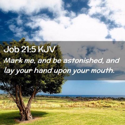 Job 21:5 KJV Free Bible Images