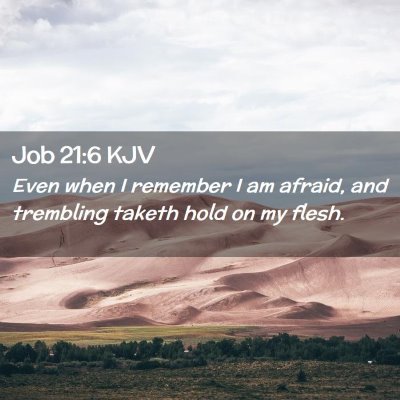 Job 21:6 KJV Free Bible Images