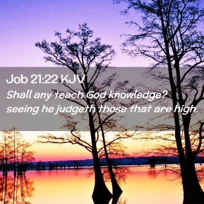 Job 21:22 KJV Free Bible Images