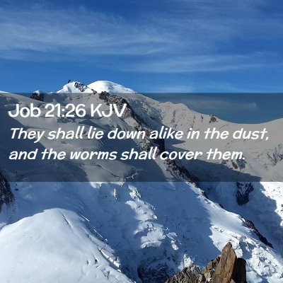 Job 21:26 KJV Free Bible Images