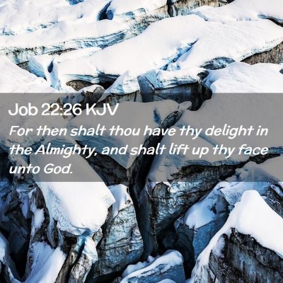 Job 22:26 KJV Free Bible Images