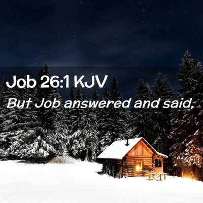 Job 26:1 KJV Free Bible Images