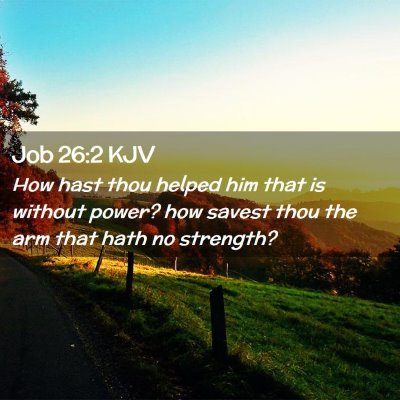 Job 26:2 KJV Free Bible Images