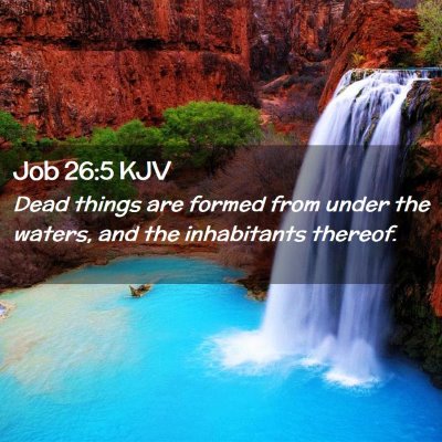 Job 26:5 KJV Free Bible Images