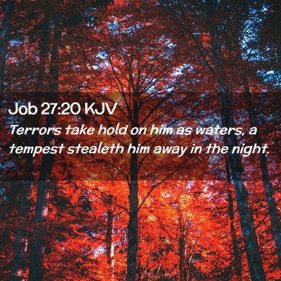 Job 27:20 KJV Free Bible Images