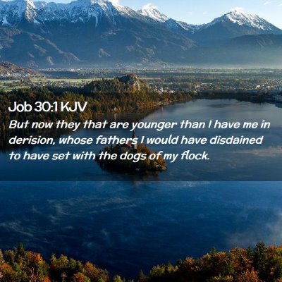 Job 30:1 KJV Free Bible Images