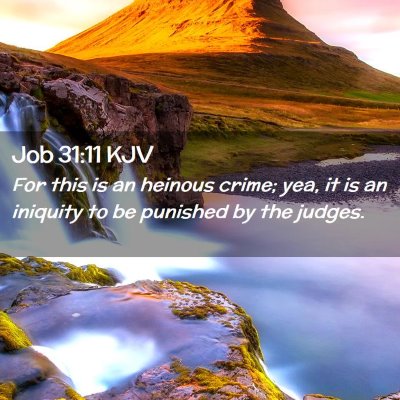 Job 31:11 KJV Free Bible Images