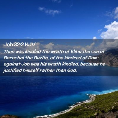 Job 32:2 KJV Free Bible Images