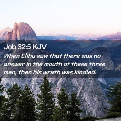 Job 32:5 KJV Free Bible Images