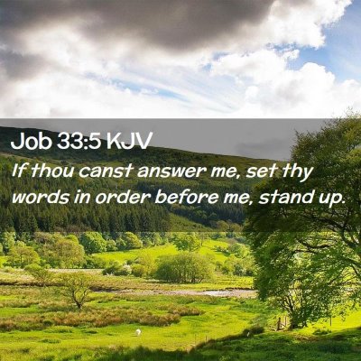 Job 33:5 KJV Free Bible Images