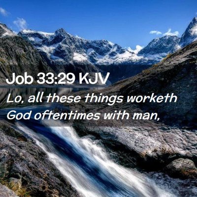 Job 33:29 KJV Free Bible Images