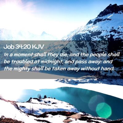 Job 34:20 KJV Free Bible Images