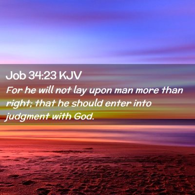 Job 34:23 KJV Free Bible Images