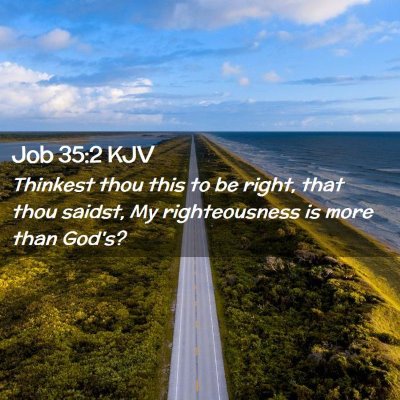 Job 35:2 KJV Free Bible Images