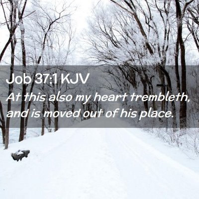 Job 37:1 KJV Free Bible Images