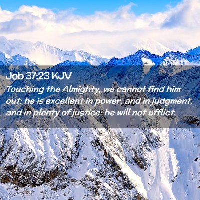 Job 37:23 KJV Free Bible Images