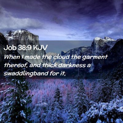 Job 38:9 KJV Free Bible Images