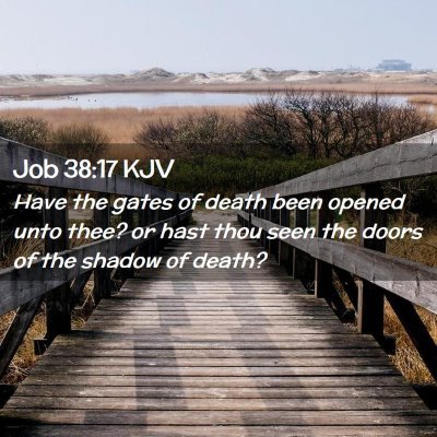 Job 38:17 KJV Free Bible Images