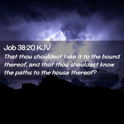 Job 38:20 KJV Free Bible Images