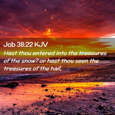 Job 38:22 KJV Free Bible Images