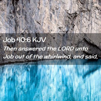 Job 40:6 KJV Free Bible Images