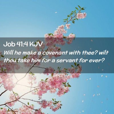 Job 41:4 KJV Free Bible Images