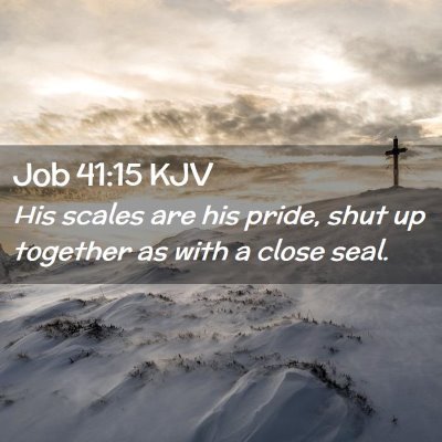 Job 41:15 KJV Free Bible Images