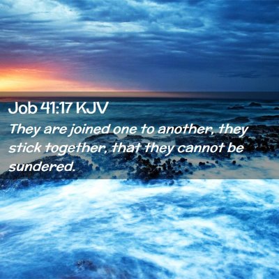 Job 41:17 KJV Free Bible Images